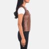 Women Leather Vest - Image 3